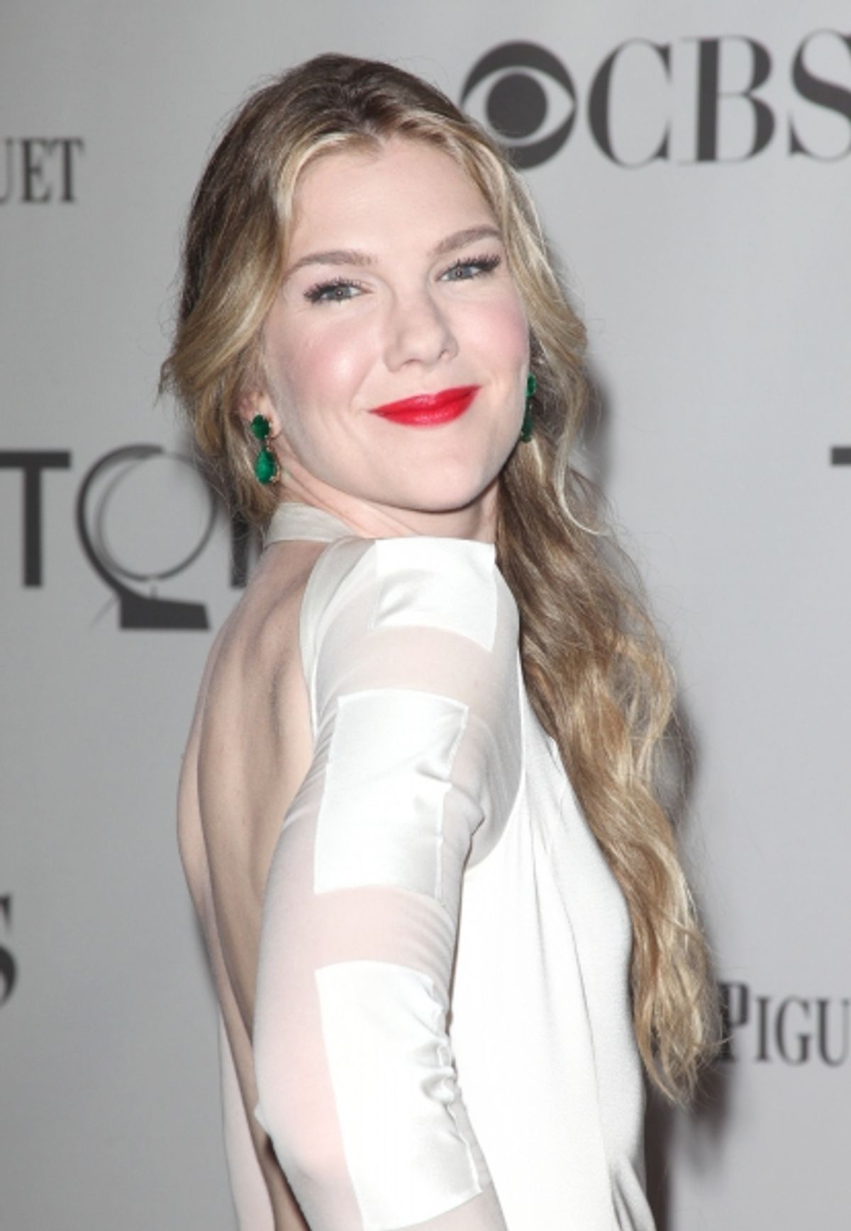 Lily Rabe attending The 65th Annual Tony Awards in New York City.  at 