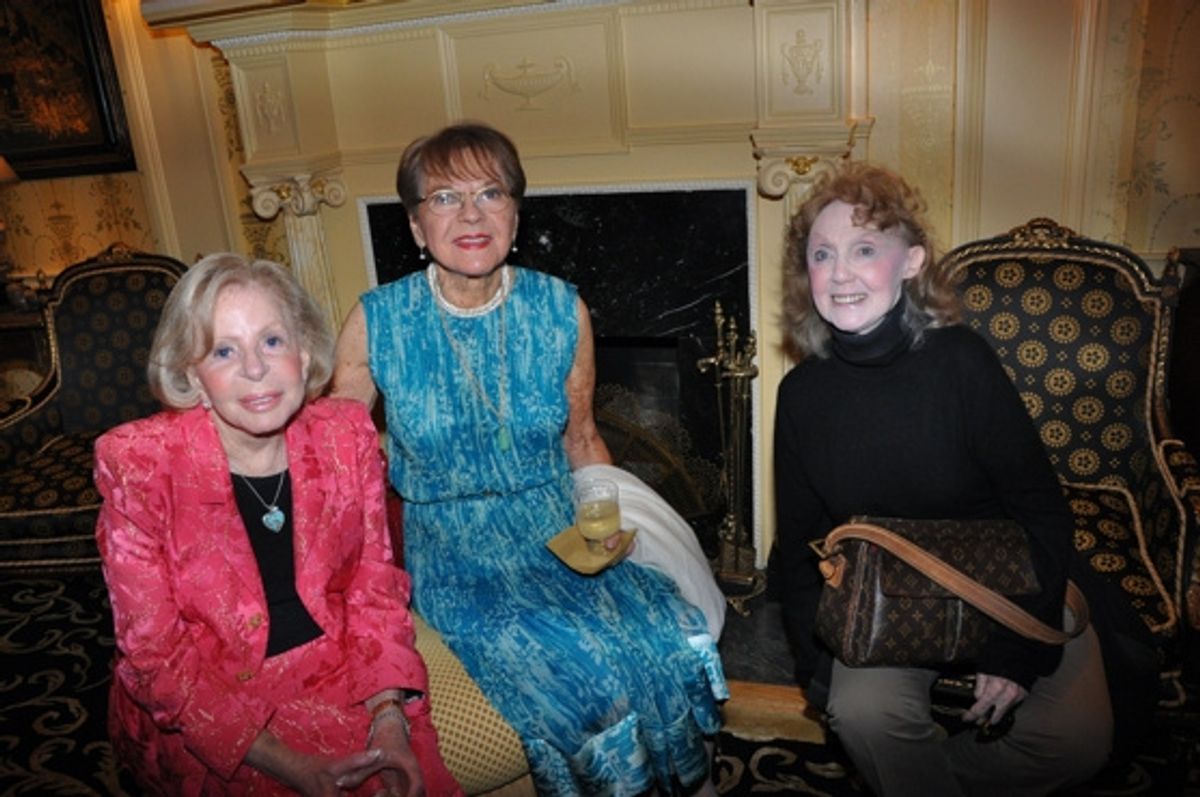 Anita Jaffe, Florence Teuscher and Charlotte Moore at 