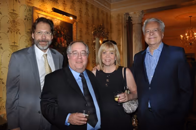 David Staller, Rich Terrano, Marylee Terrano and Robert Osborne Photo