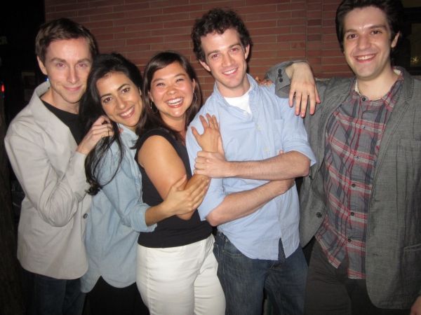 Adam Halpin, Nadine Malouf, Lisa Helmi Johanson, A.J. Shively and Composer David Levi Photo