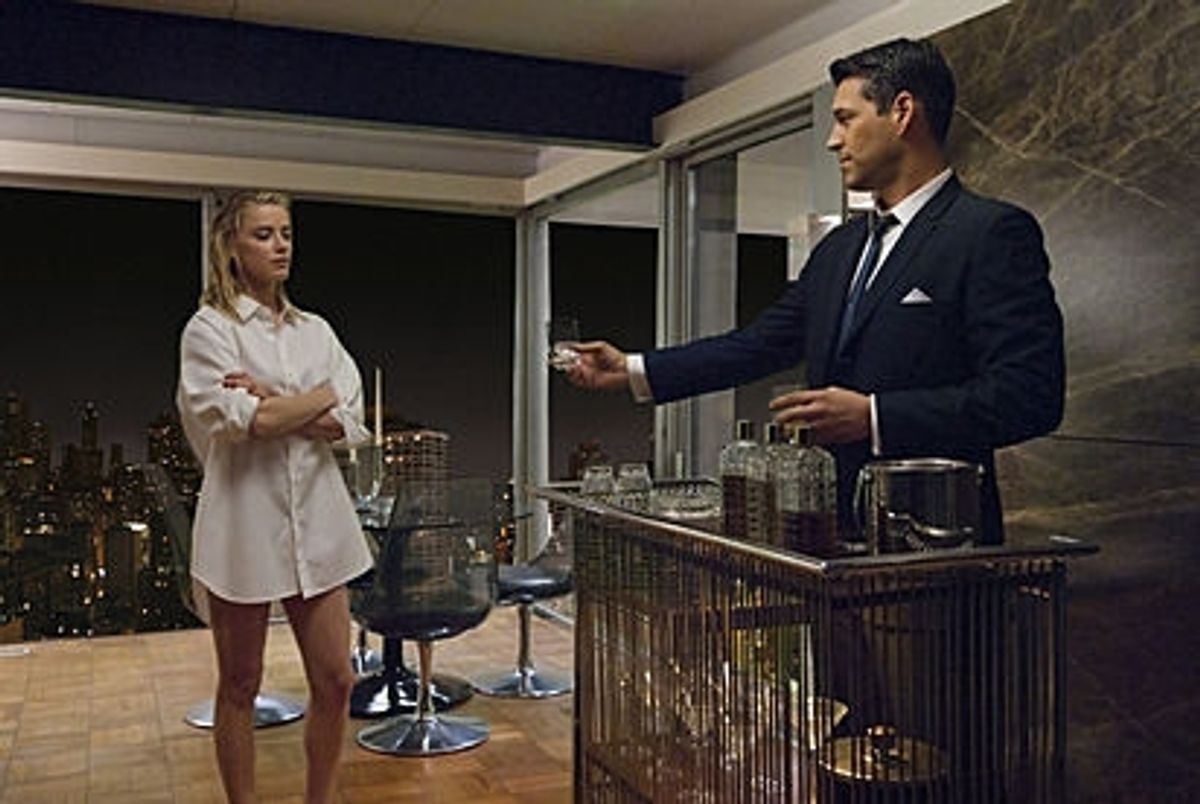 Amber Heard as Maureen, Eddie Cibrian as Nick at 