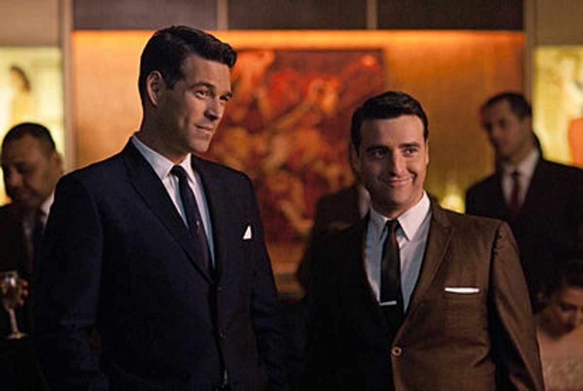 Eddie Cibrian as Nick, David Krumholtz as Billy at 