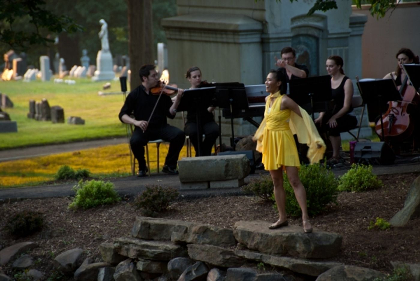 Photo Flash: Pittsburgh Opera Theater's EURIDICE AND ORPHEUS Brought to Life in Historic Allegheny Cemetery 6/9 - 6/11  Image