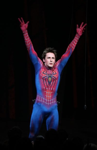 Reeve Carney during the ''Spider-Man Turn off the Dark'' Opening Night Curtain Call i Photo