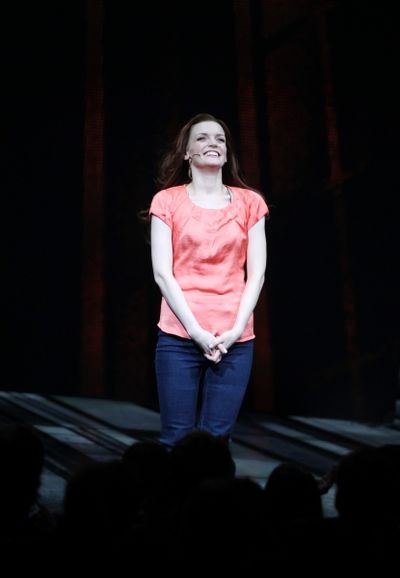 Jennifer Damiano during the ''Spider-Man Turn off the Dark'' Opening Night Curtain Ca Photo