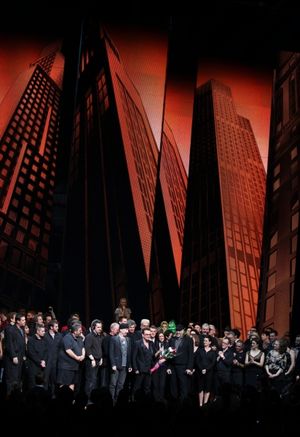 The Edge, Bono, Julie Taymor and Philip William McKinley (Director)  during the ''Spi Photo