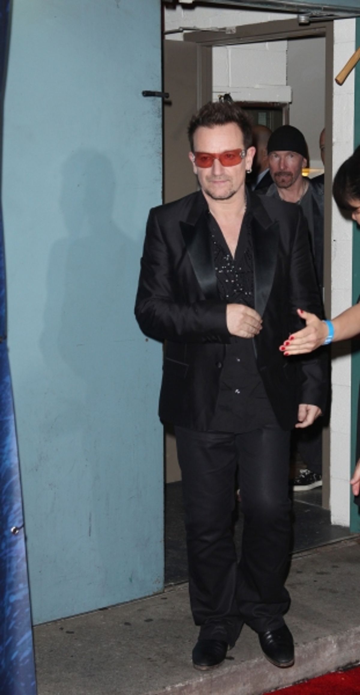 Bono attending the ''Spider-Man Turn off the Dark'' Opening Night After Party  in New York City.  at 
