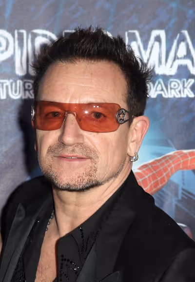 Bono attending the ''Spider-Man Turn off the Dark'' Opening Night After Party  in New Photo