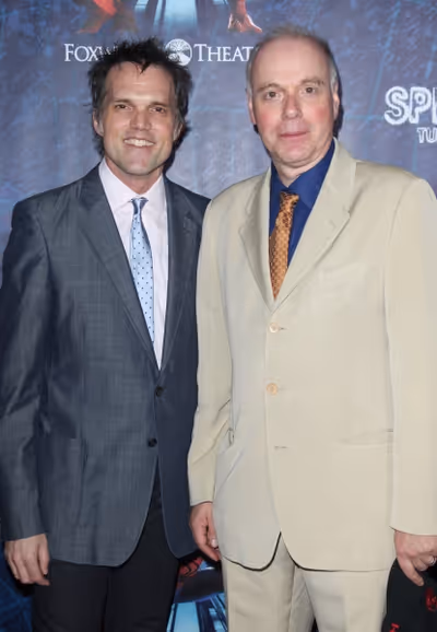 Jeb Brown & Ken Marks attending the ''Spider-Man Turn off the Dark'' Opening Night Af Photo