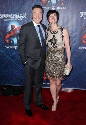 Patrick Page & Paige Davis attending the ''Spider-Man Turn off the Dark'' Opening Nig Photo