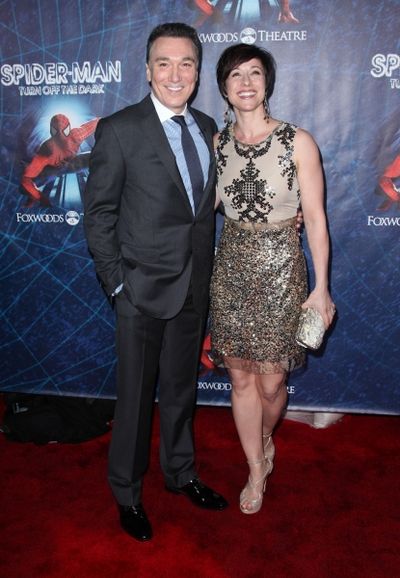 Patrick Page & Paige Davis attending the ''Spider-Man Turn off the Dark'' Opening Nig Photo