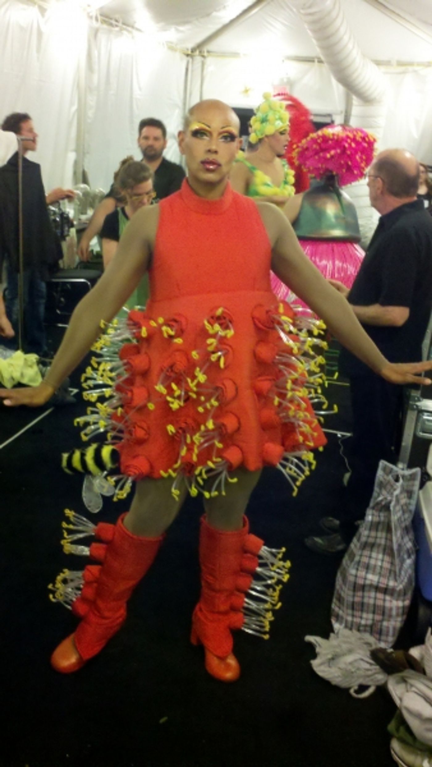 Photo Flash: PRISCILLA Backstage at the Tonys!  Image