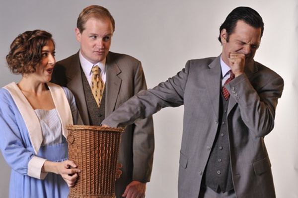Victoria (Martina Ohlhauser), Frederick Lowndes (Joe Hartman) and William Cardew (Bri Photo
