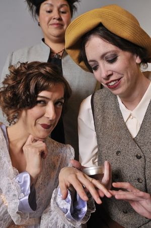 Victoria (Martina Ohlhauser), Mrs. Shuttleworth (Lydia Blanco), and Miss Dennis (Amy  Photo