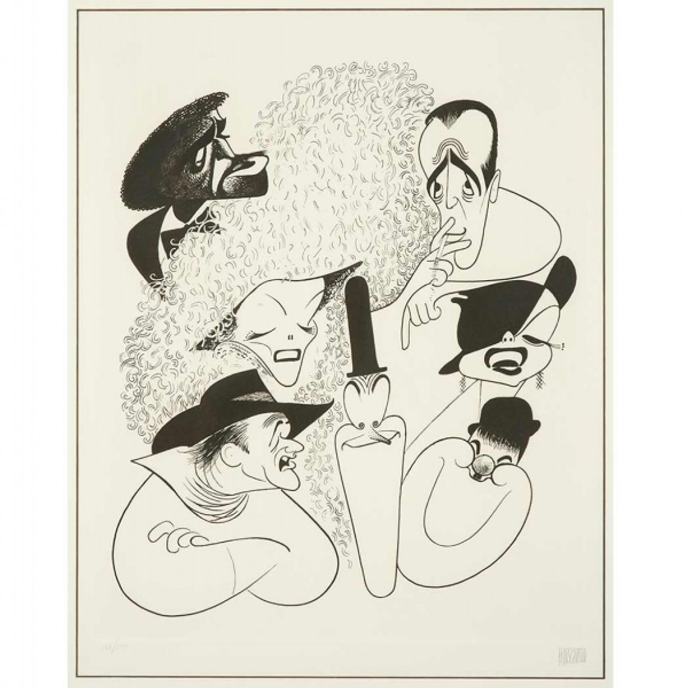 Photo Coverage: Al Hirschfeld Drawings Up for Auction & More for 108th Late Birthday  Image