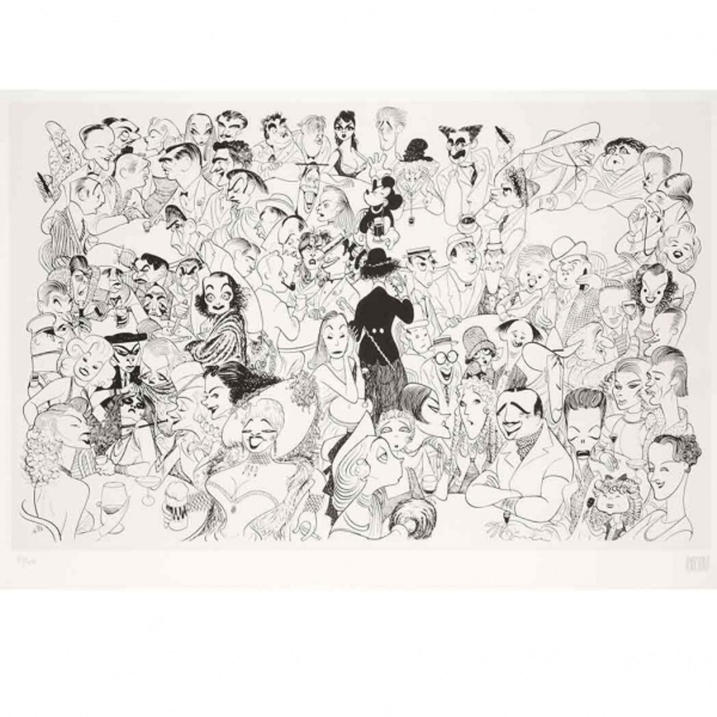 Photo Coverage: Al Hirschfeld Drawings Up for Auction & More for 108th Late Birthday  Image