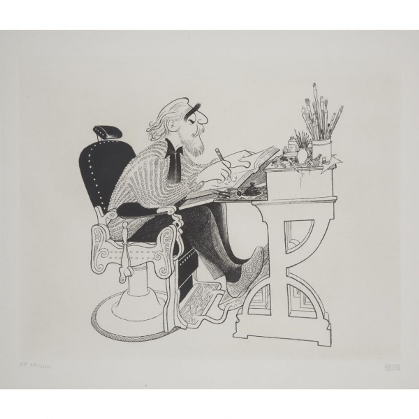 Photo Coverage: Al Hirschfeld Drawings Up for Auction & More for 108th Late Birthday  Image