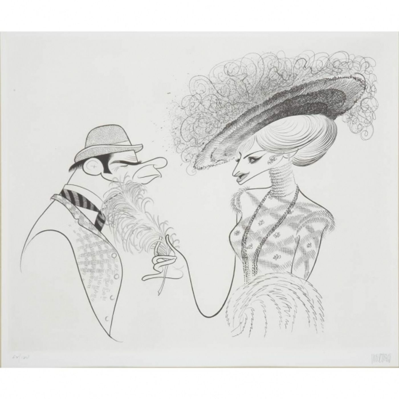 Photo Coverage: Al Hirschfeld Drawings Up for Auction & More for 108th Late Birthday  Image