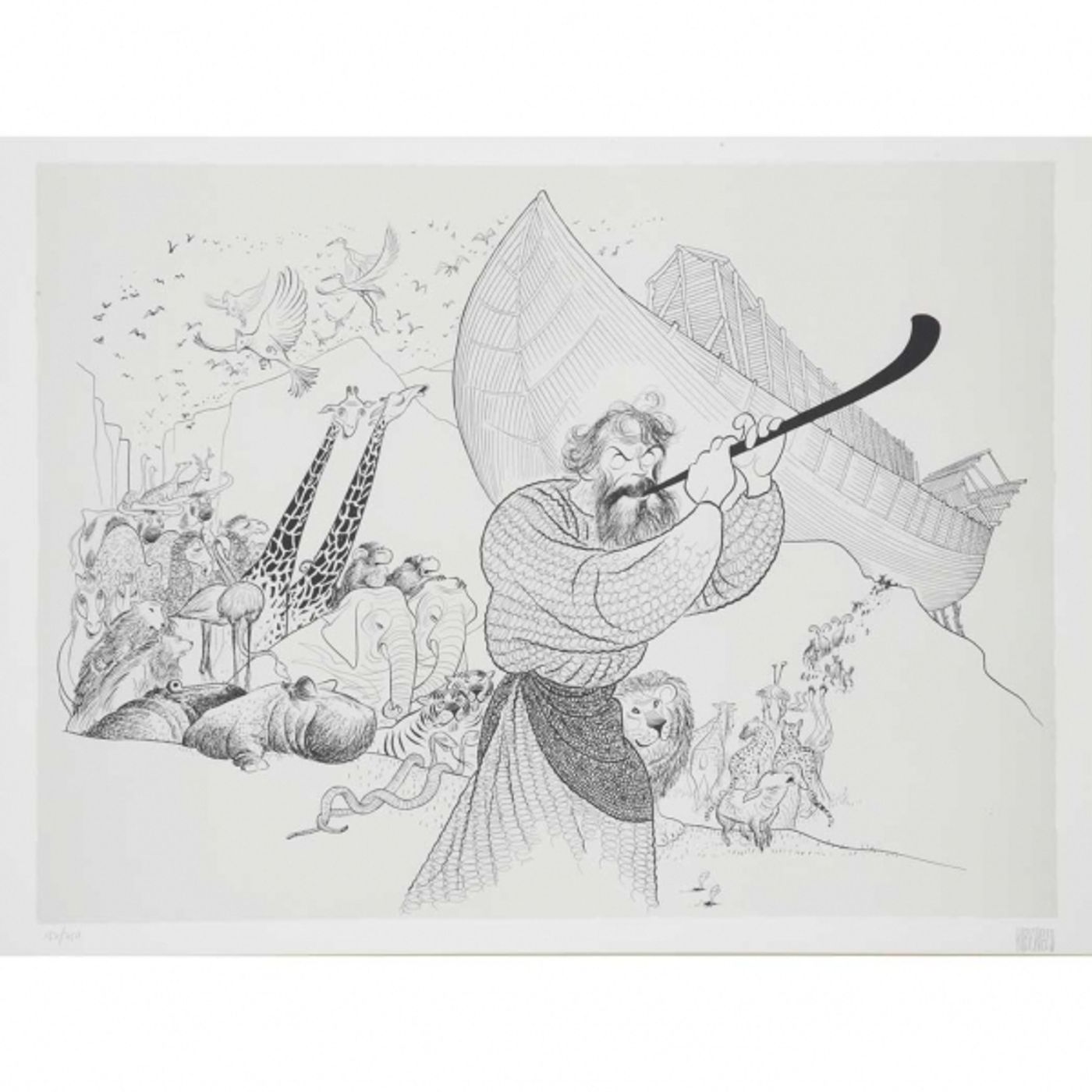 Photo Coverage: Al Hirschfeld Drawings Up for Auction & More for 108th Late Birthday  Image