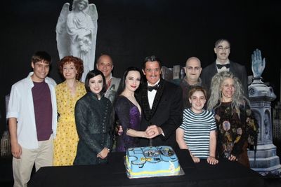 Jesse Swenson, Becca Ayers, Rachel Potter, Adam Grupper, Bebe Neuwirth, Roger Rees, B Photo