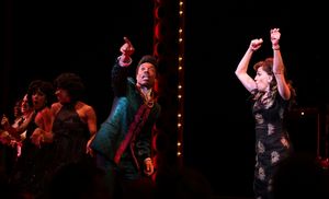 The Shirelles lead singer Shirley Alston Reeves visits Geno Henderson, Beth Leavel & the 'Baby it's You!' cast during their Curtain Call on Broadway in New York City. @ BroadwayWorld The Shirelles lead singer Shirley Alston Reeves visits Geno Henderson, Beth Leavel & Photo