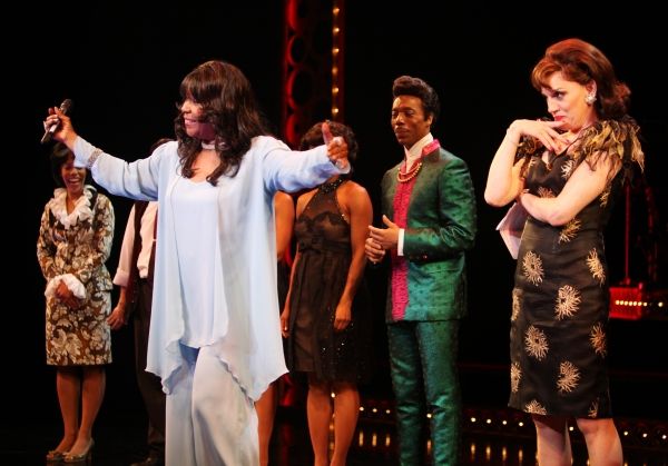 The Shirelles lead singer Shirley Alston Reeves visits Geno Henderson, Beth Leavel &  Photo