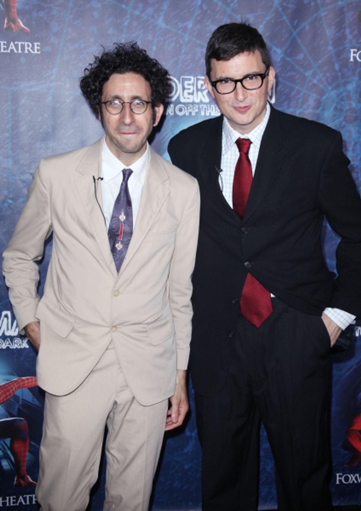 Glen Berger and Roberto Aguirre-Sacasa attending the Opening Night Performance of 'Spider-Man Turn Off The Dark' at the Foxwoods Theatre in New York City. at 