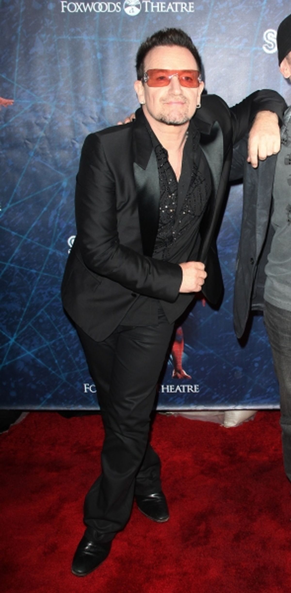 Bono attending the Opening Night Performance of 'Spider-Man Turn Off The Dark' at the Foxwoods Theatre in New York City. at 