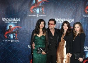(L-R)Ali Hewson, Bono of U2, Eve Hewson and Jordan Hewson attending the Opening Night Photo