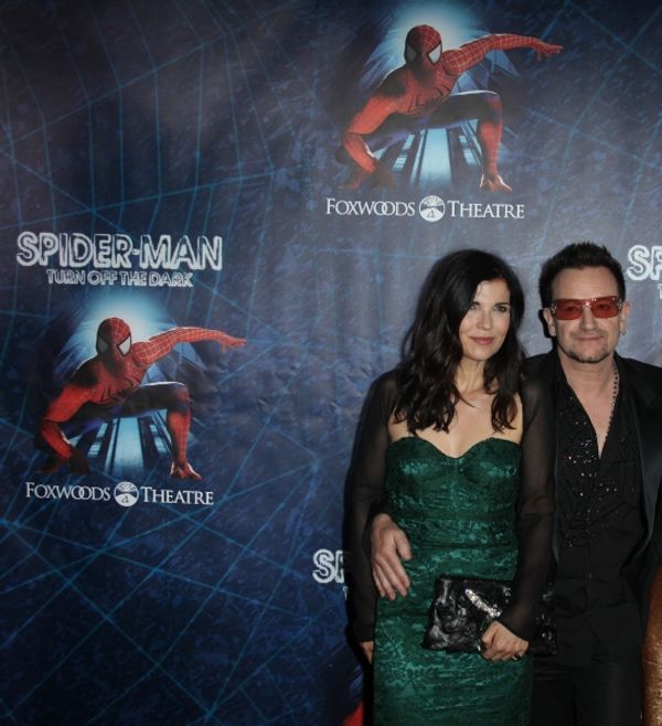 Ali Hewson & Bono attending the Opening Night Performance of 'Spider-Man Turn Off The Photo