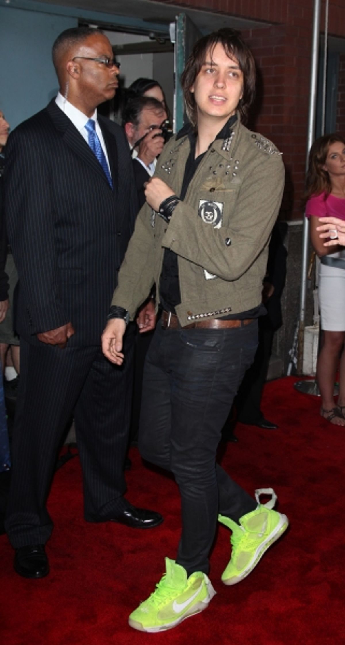 Julian Casablancas attending the Opening Night Performance of 'Spider-Man Turn Off The Dark' at the Foxwoods Theatre in New York City. at 