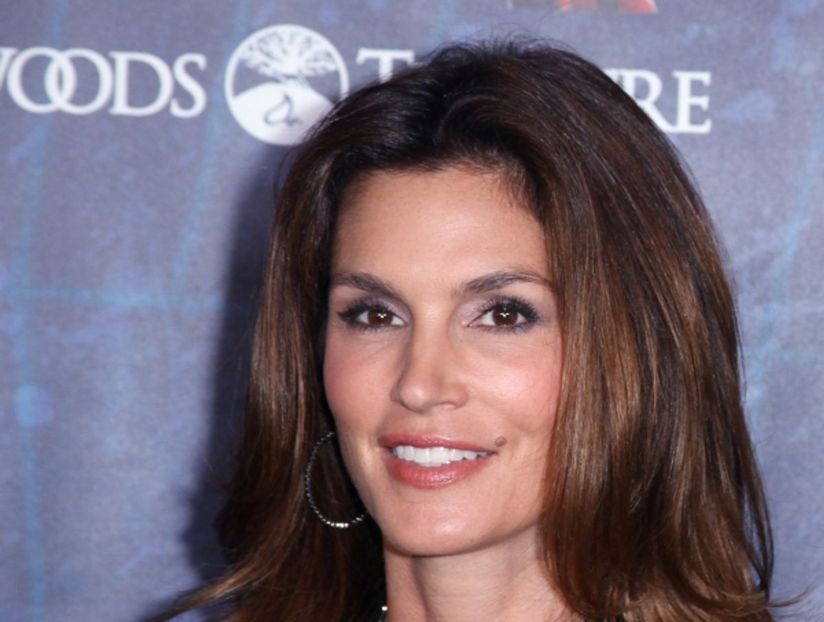 Cindy Crawford attending the Opening Night Performance of 'Spider-Man Turn Off The Dark' at the Foxwoods Theatre in New York City. at 