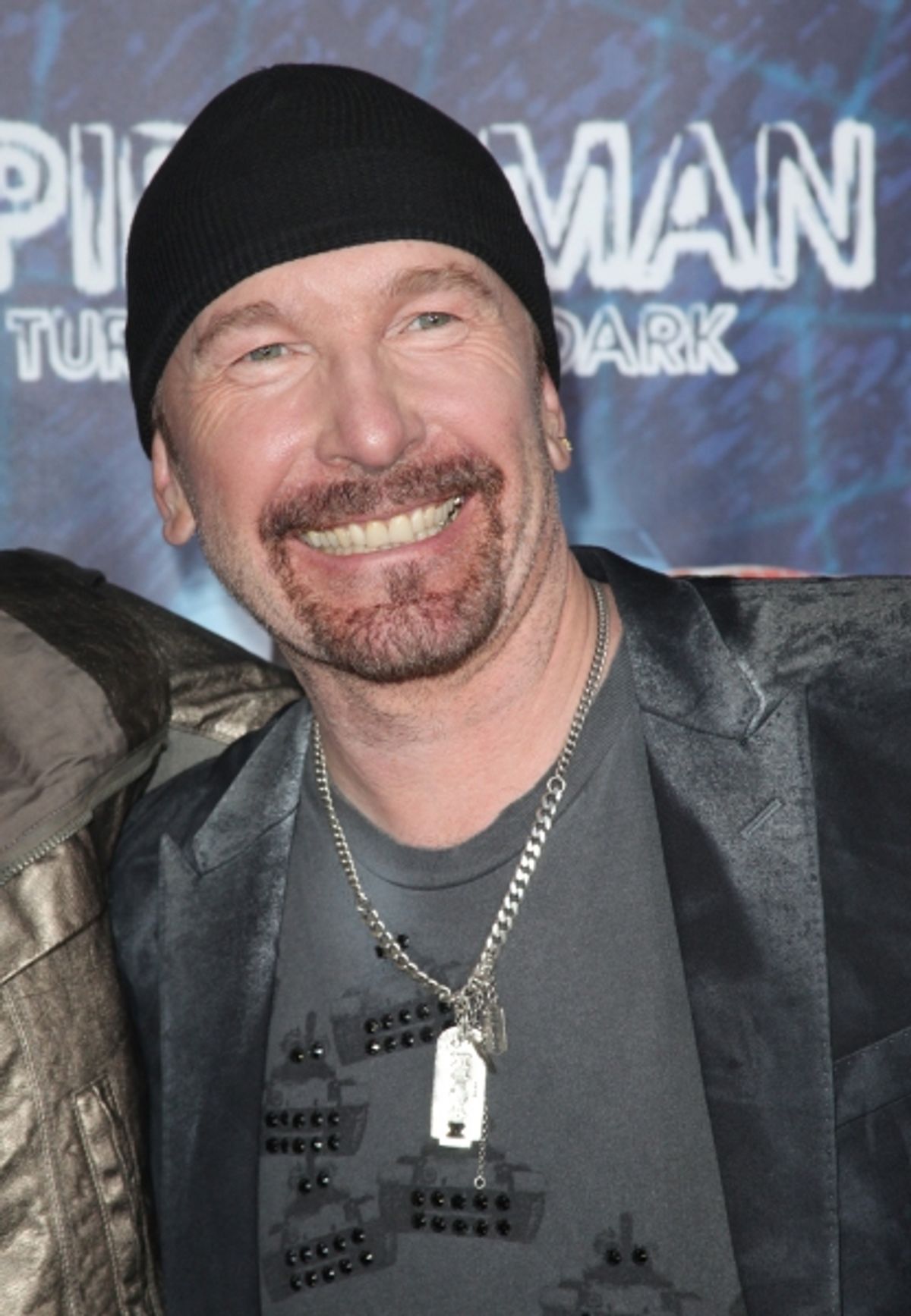 The Edge attending the Opening Night Performance of 'Spider-Man Turn Off The Dark' at the Foxwoods Theatre in New York City. at SPIDER-MAN Starry Arrivals - Part 1