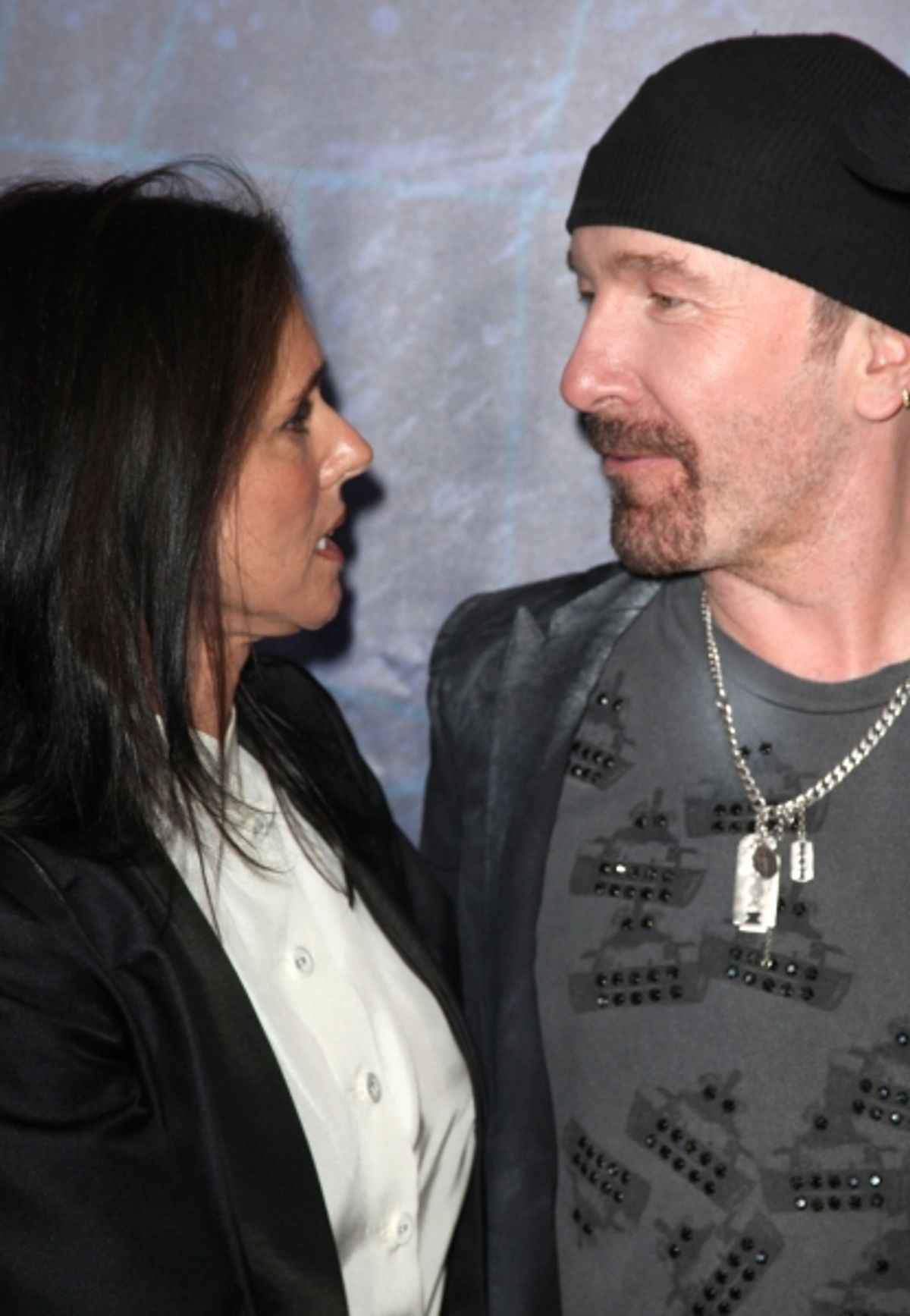 Julie Taymor & The Edge attending the Opening Night Performance of 'Spider-Man Turn Off The Dark' at the Foxwoods Theatre in New York City. at 