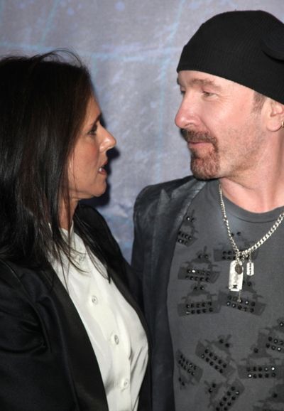 Julie Taymor & The Edge attending the Opening Night Performance of 'Spider-Man Turn O Photo