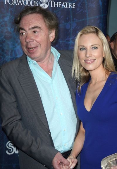Andrew Lloyd Webber & daughter attending the Opening Night Performance of 'Spider-Man Photo