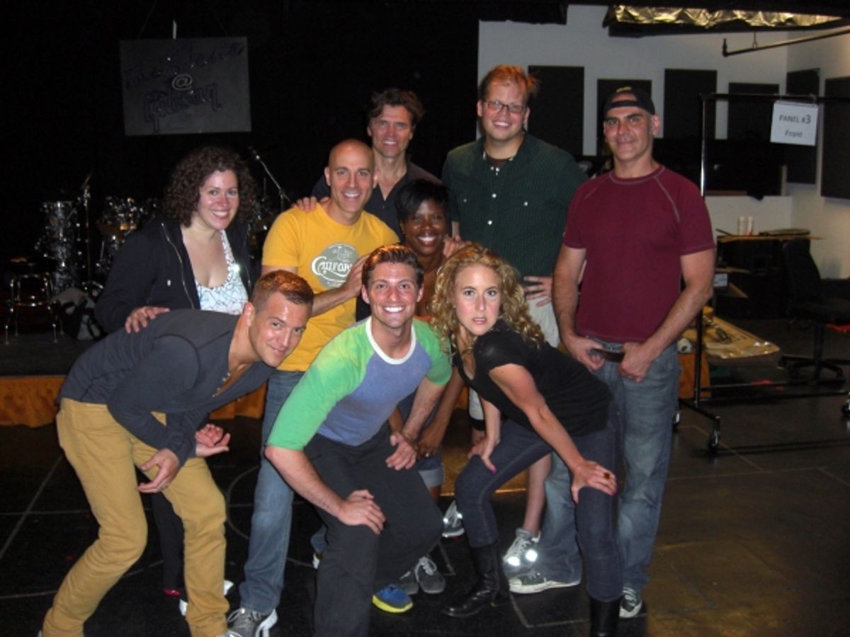 Lucia Spina, Stephen Bienskie, Harry Bouvy, Brent Barrett (top, center), Callan Bergmann, Deidre Goodwin, Jenn Harris, Jeff Hiller, Howard Kaye
 at 