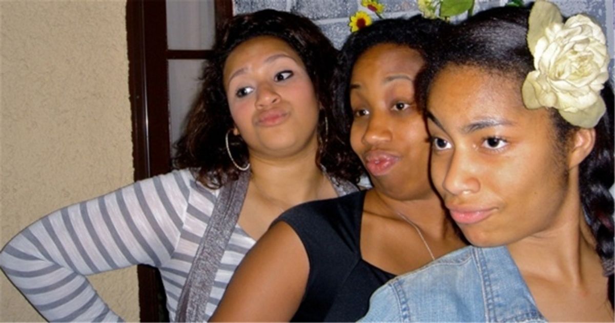 Heather Abrado, Jocelyn Jones and Aliyah Hakim at 