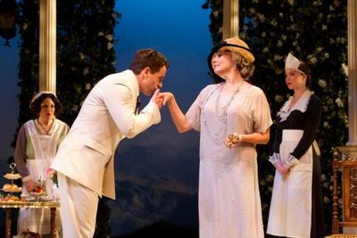 Joy Hermalyn, Julian Ovenden, Linda Balgord, and Patricia Noonan Photo