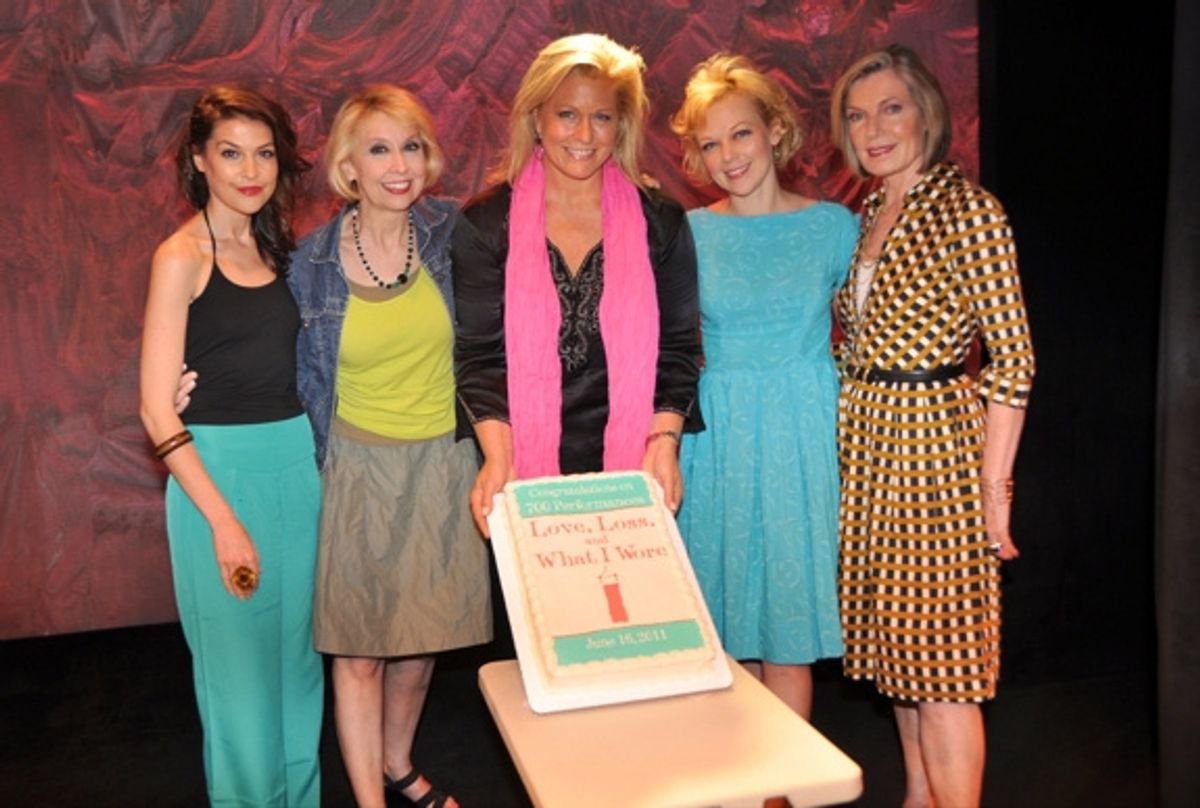 Ashley Austin Morris, Julie Halston, Emme, Emily Bergl and Susan Sullivan at 