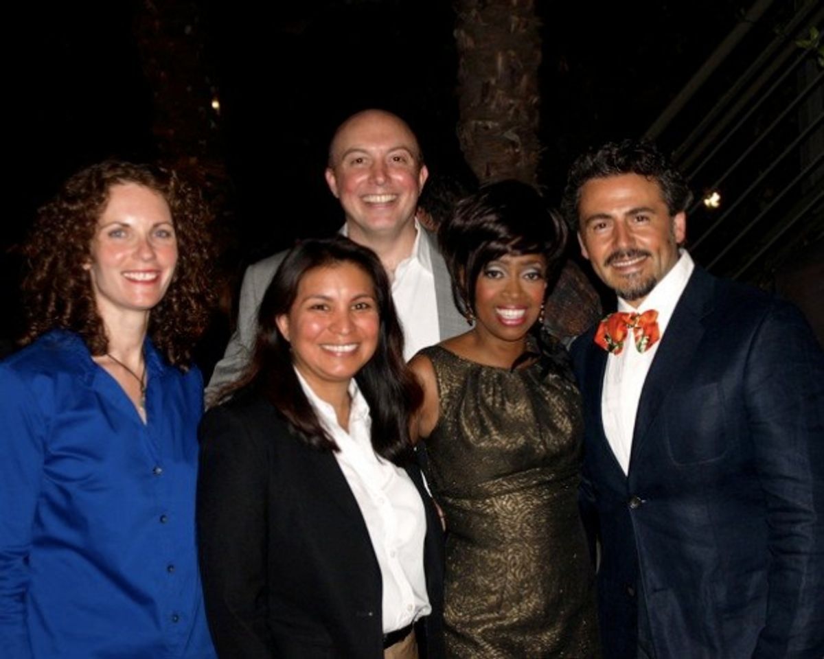 Jennifer Leigh Warren, Ali Rahimi, and guests at 