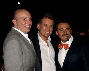 Chris Isaacson, Ali Rahimi, guest @ BroadwayWorld Chris Isaacson, Ali Rahimi, guest Photo