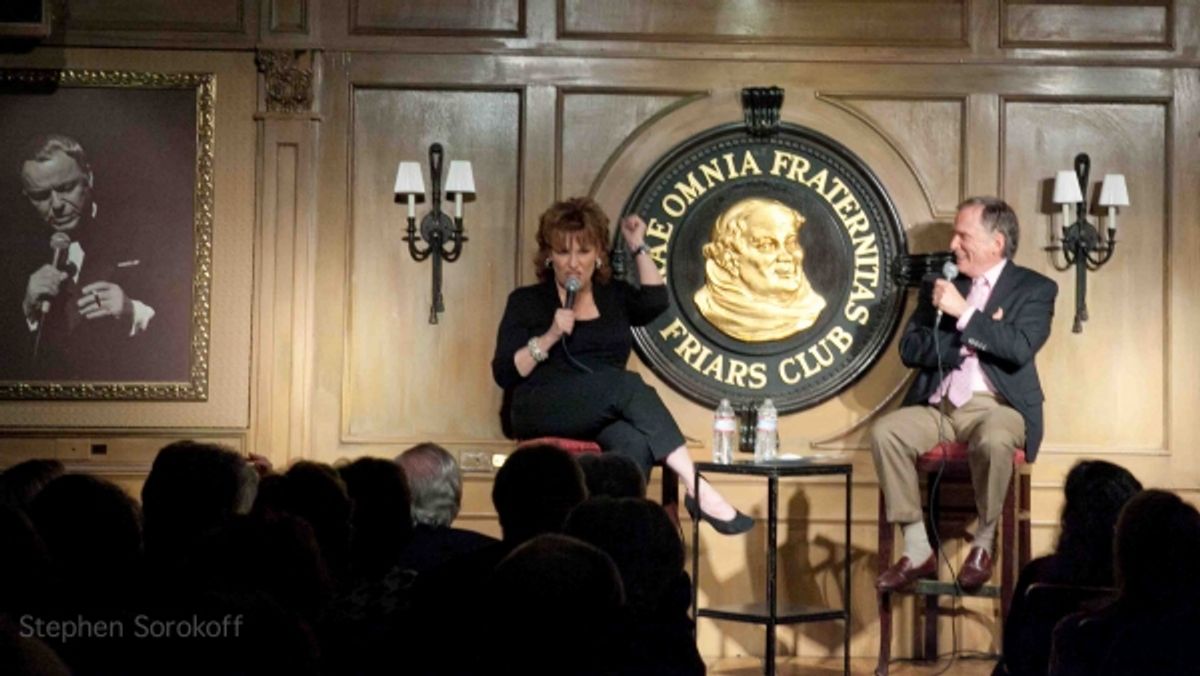 Joy Behar & Dick Cavett at 