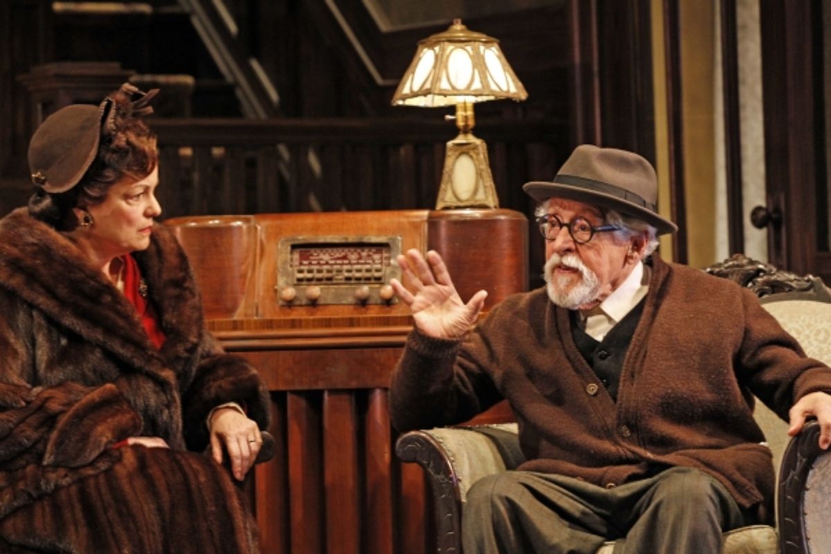 Paula Scrofano and Mike Nussbaum at 