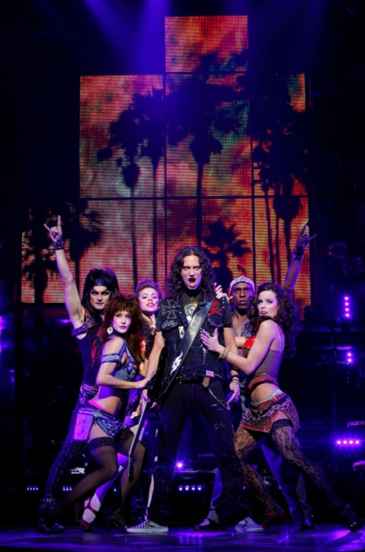 The cast of ROCK OF AGES at 