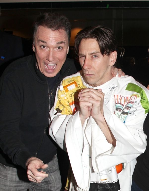 Patrick Page, Joshua Kobak during the 'Spider-Man Turn Off The Dark' Opening Night Gy Photo