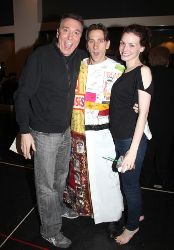 Patrick Page, Luther Creek, Jennifer Damiano during the \'Spider-Man Turn Off The Dar Photo