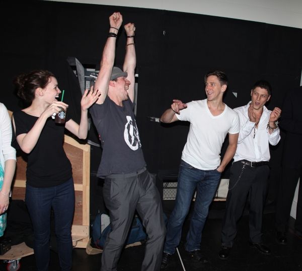 Jennifer Damiano, Christopher W. Tierney, Joshua Kobak & Ari Loeb during the 'Spider- Photo