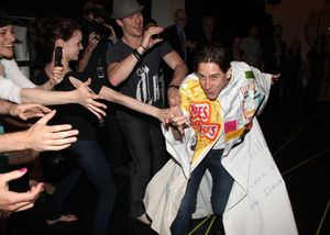 Christopher W. Tierney & Luther Creek during the \'Spider-Man Turn Off The Dark\' Opening Night Gypsy Robe Ceremony for Recepient Joshua Kobak at the Foxwoods Theatre in New York City. @ BroadwayWorld Christopher W. Tierney & Luther Creek during the \'Spider-Man Turn Off The Dark\' Ope Photo