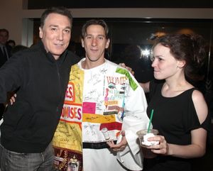 Patrick Page, Joshua Tobak, Jennifer Damiano during the 'Spider-Man Turn Off The Dark Photo